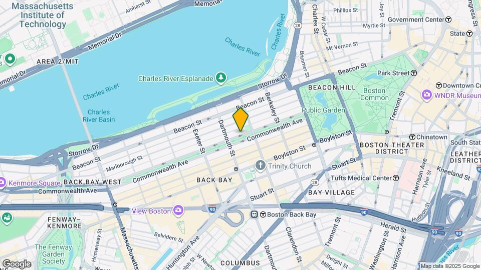 1024 Commonwealth Ave Map and Location Details