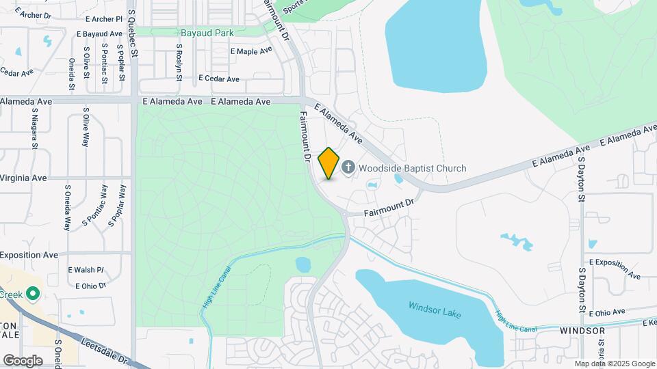 8600 E Alameda Ave Mapa y Detalles de la Ubicación
