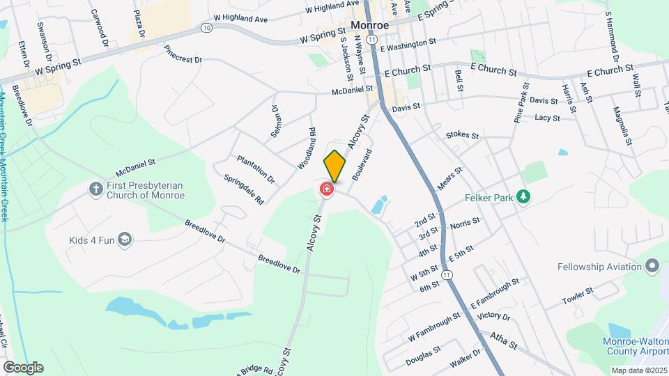 245 Alcovy St Mapa y Detalles de la Ubicación