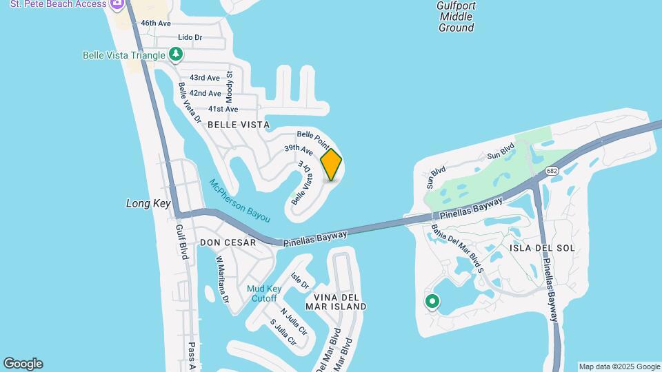 590 Belle Point Dr Map and Location Details