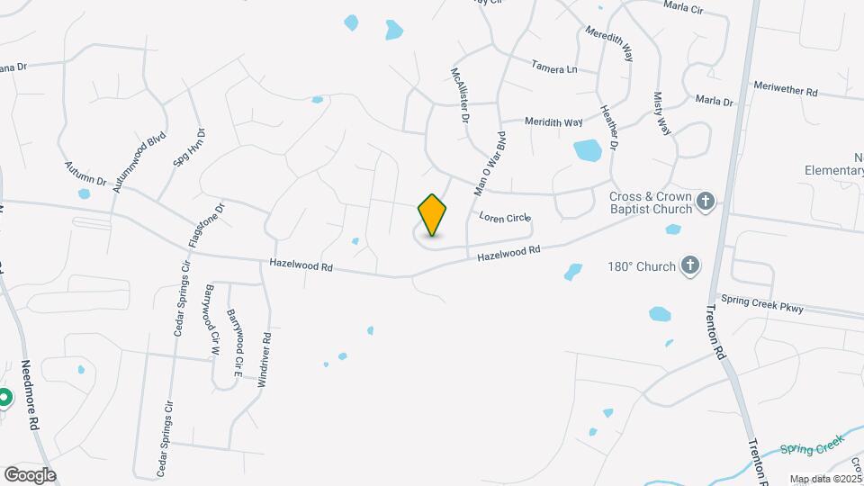 1353 Francesca Drive Map and Location Details