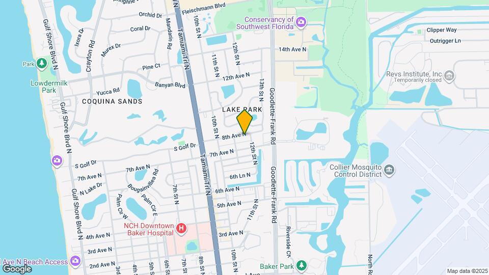 1174 8th Ave N, Unit City of Naples by Mall Mapa y Detalles de la Ubicación
