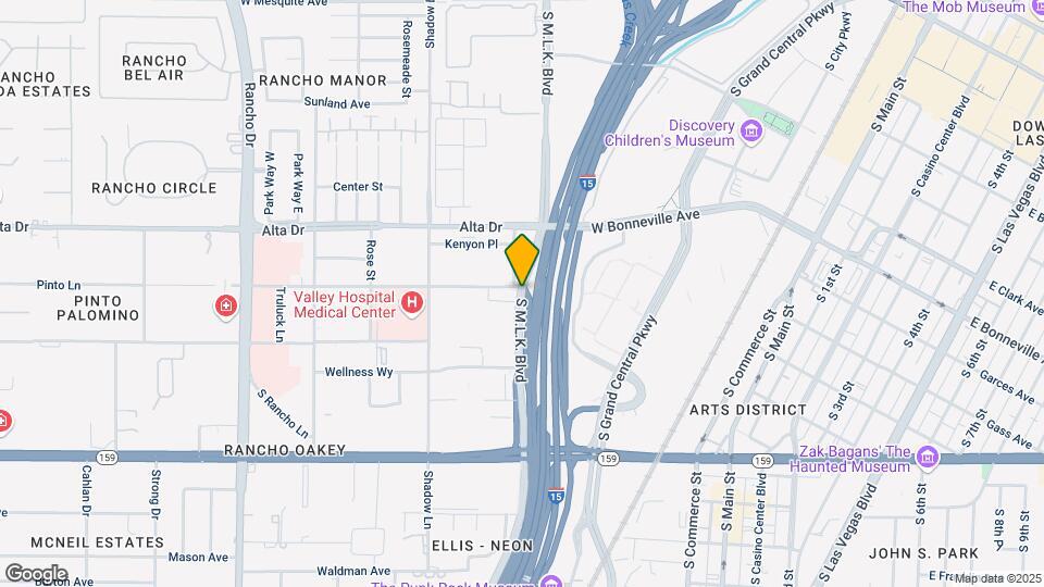 601 Desert Ln Map and Location Details