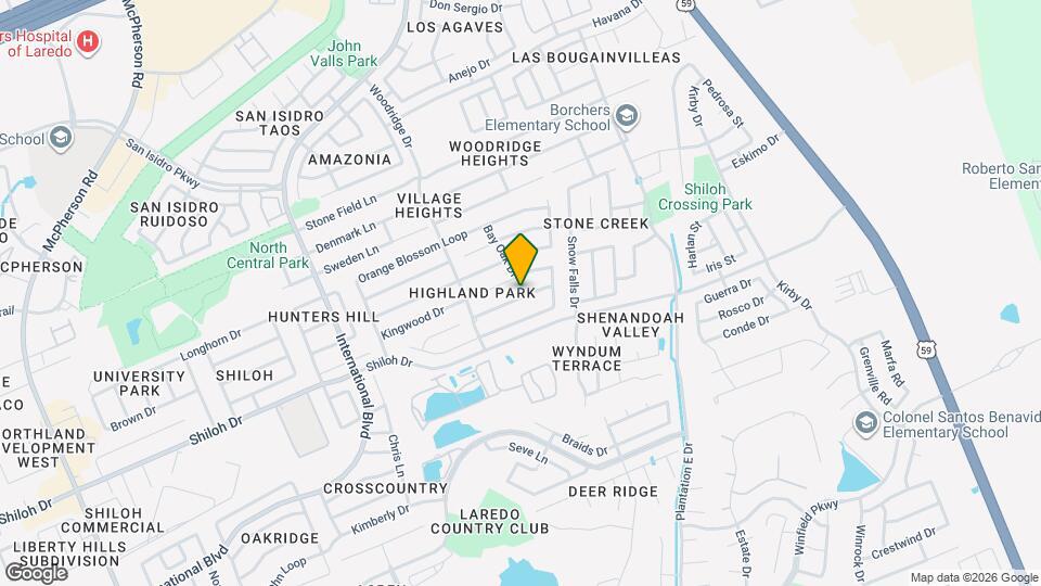1822 Lemonwood Dr Mapa y Detalles de la Ubicación