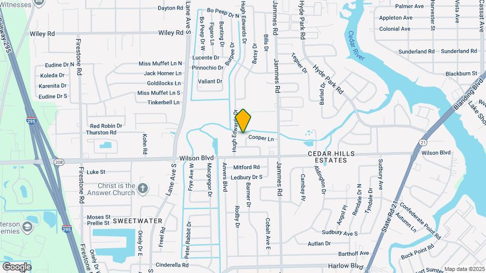 6533 Cooper Ln Map and Location Details