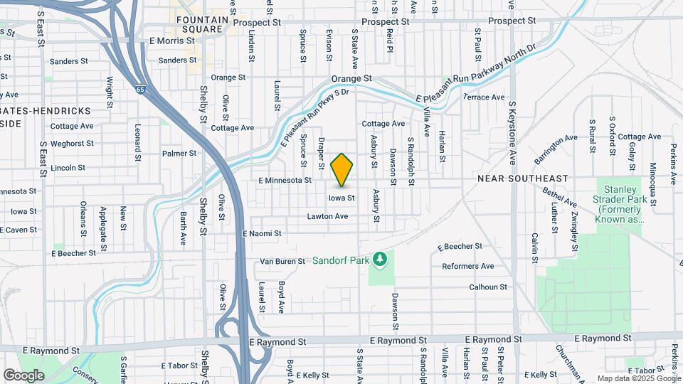 1630 Iowa St Map and Location Details