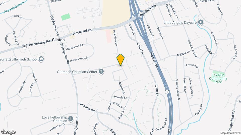 9305 Pine View Ln Map and Location Details