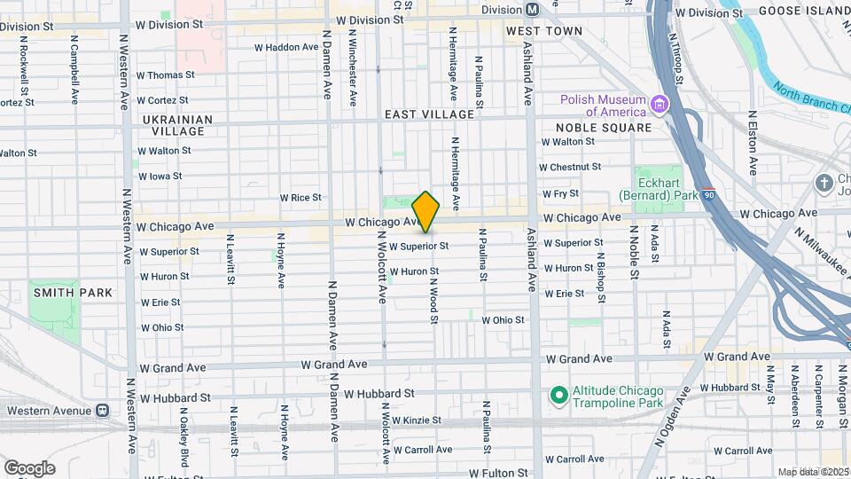 1804 W Superior St Map and Location Details