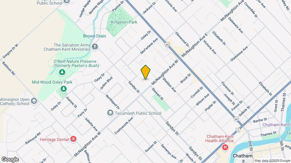 138 Timmins Crescent Map and Location Details
