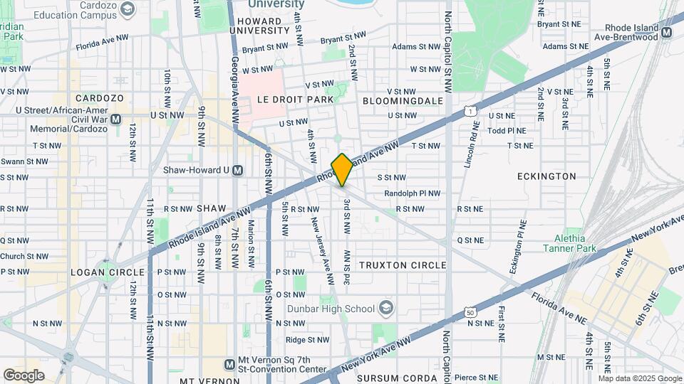 304 Florida Ave NW Map and Location Details