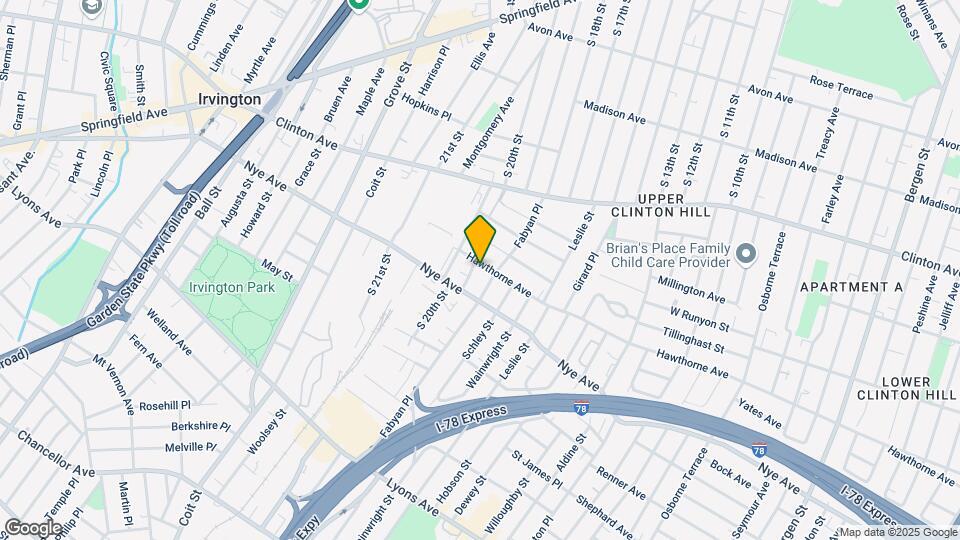 576 Hawthorne Ave, Unit 3 Map and Location Details