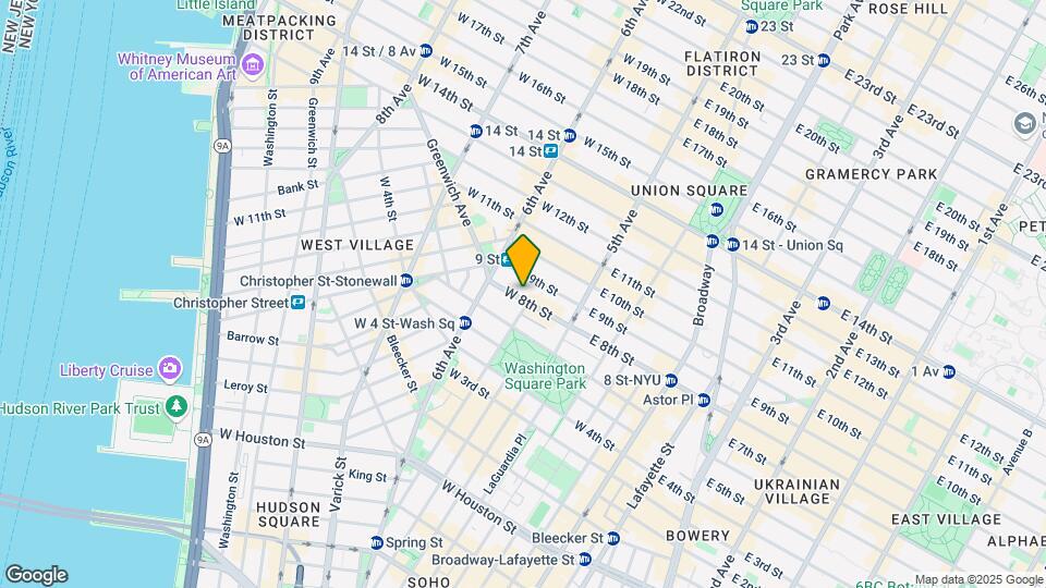 37 West 8th Street Mapa y Detalles de la Ubicación