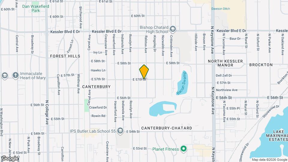 5662 Ralston Ave Mapa y Detalles de la Ubicación