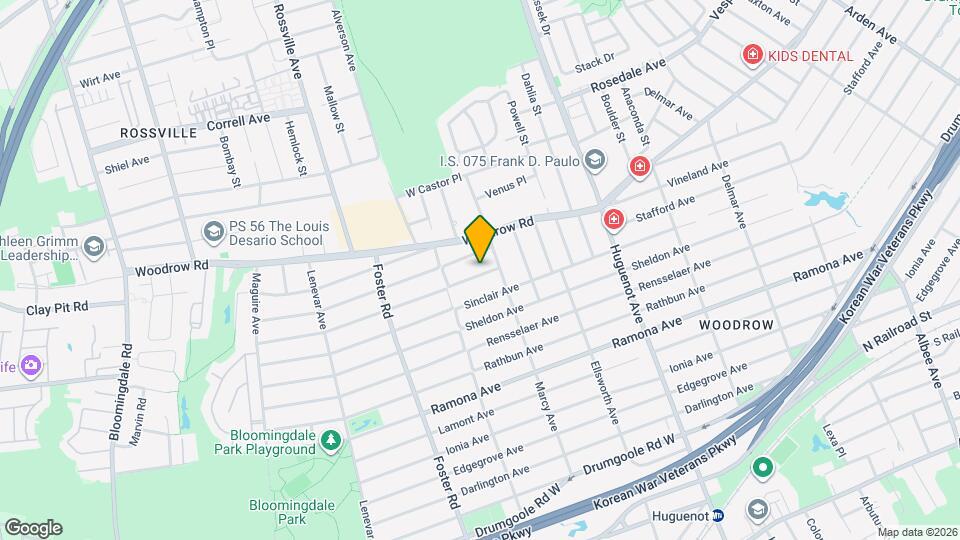 727 Stafford Ave Map and Location Details