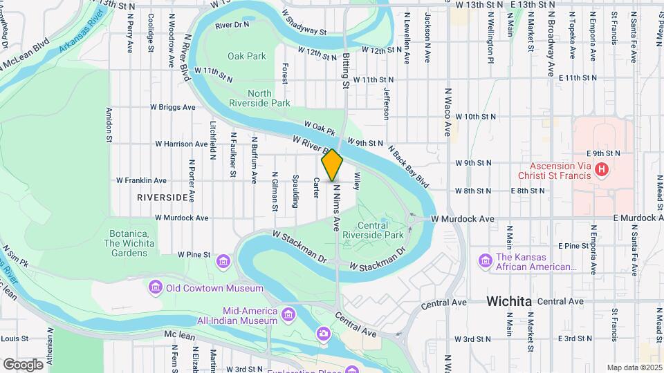 Riverside Chalet Apartments Map and Location Details