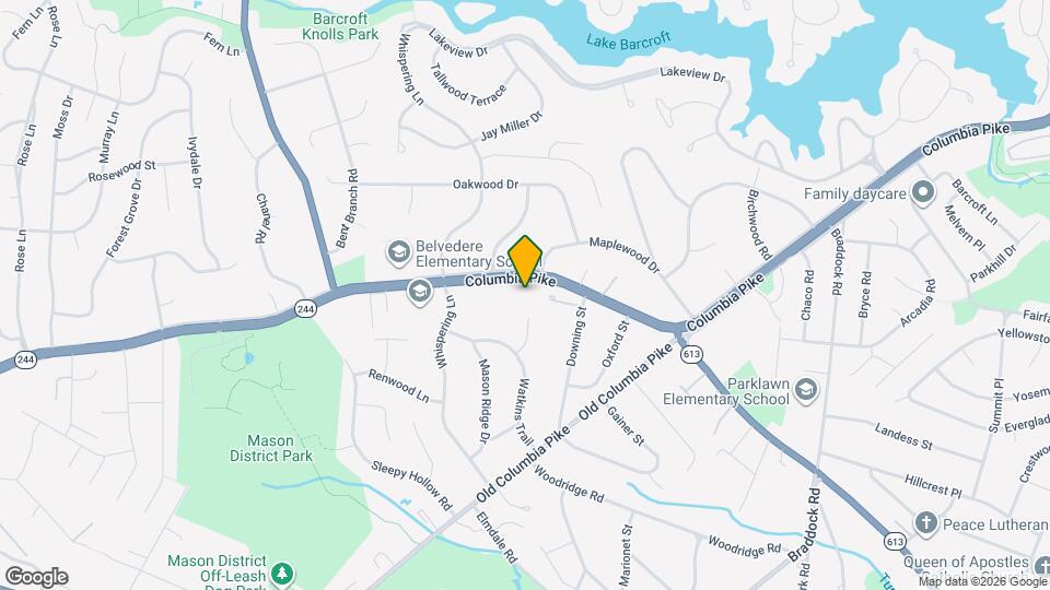 6505 Columbia Pike Map and Location Details