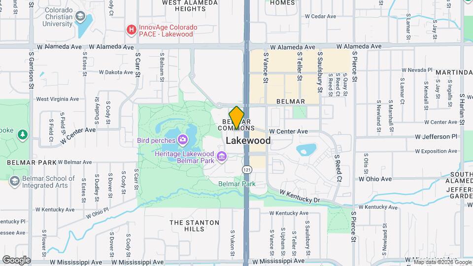 648 S Yarrow St Map and Location Details