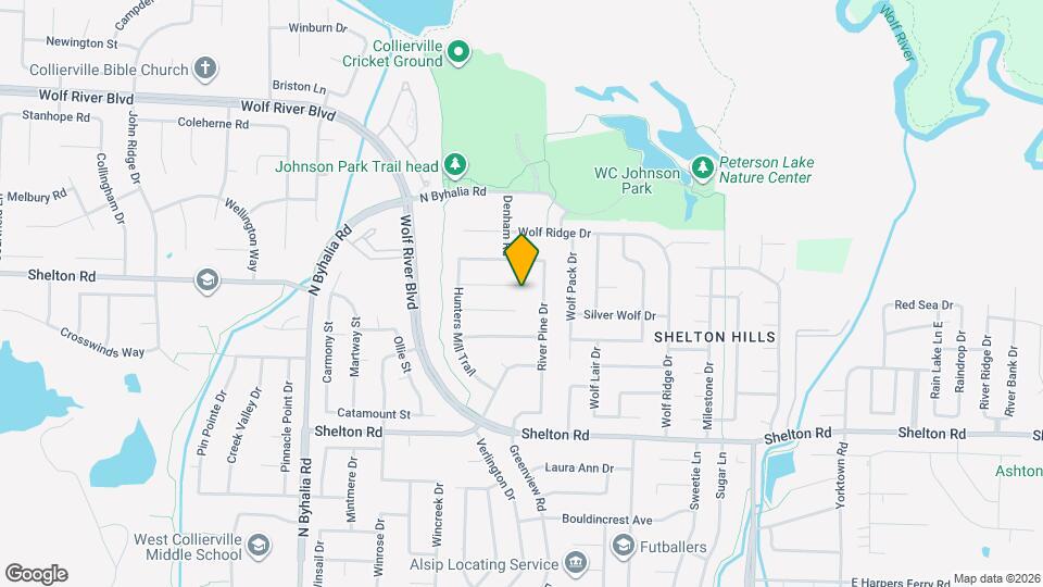 455 Hunters Mill Cove Map and Location Details