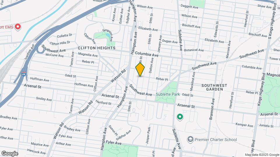 2736 59th St, Unit 2nd Floor Mapa y Detalles de la Ubicación