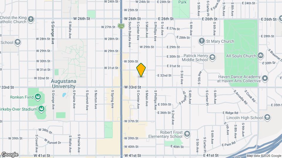 2420 S Center Ave Map and Location Details