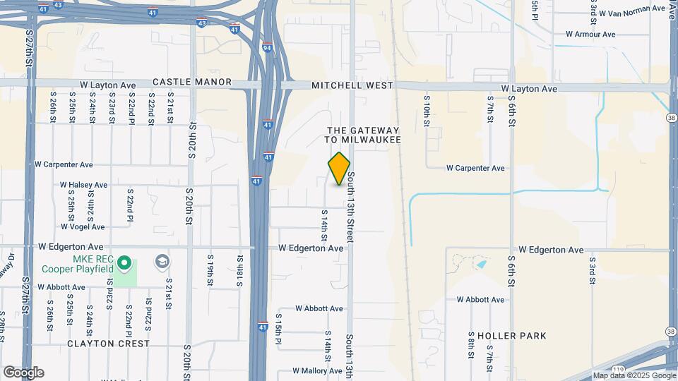 4941 S 13th St Map and Location Details