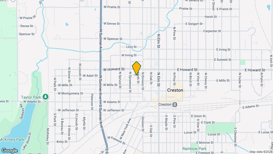 306 North St, Unit B upstairs Map and Location Details