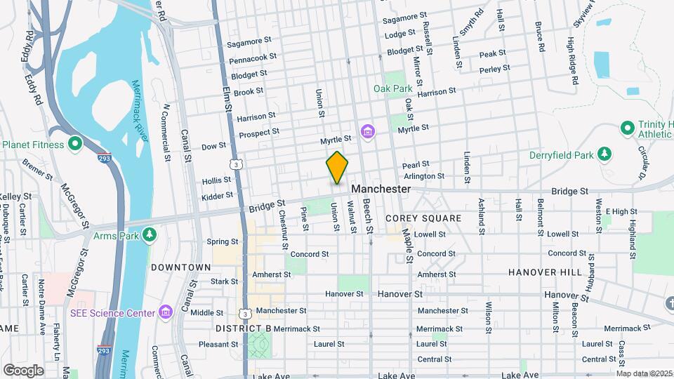 615 Union St Map and Location Details