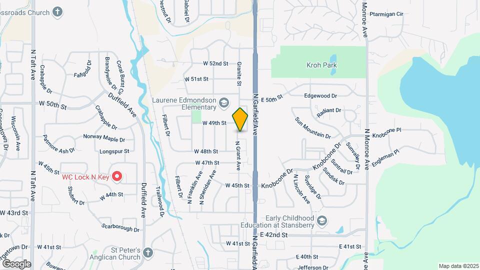 4838 Basswood Dr Map and Location Details