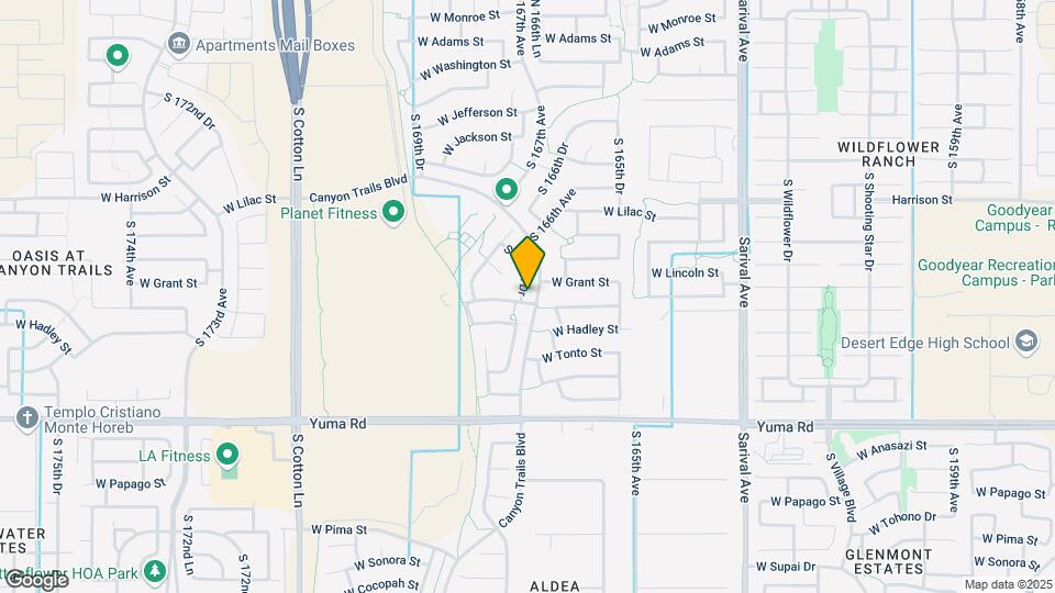 781 S 167th Dr Map and Location Details