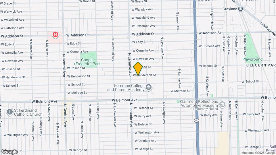 5131 W Henderson St Map and Location Details