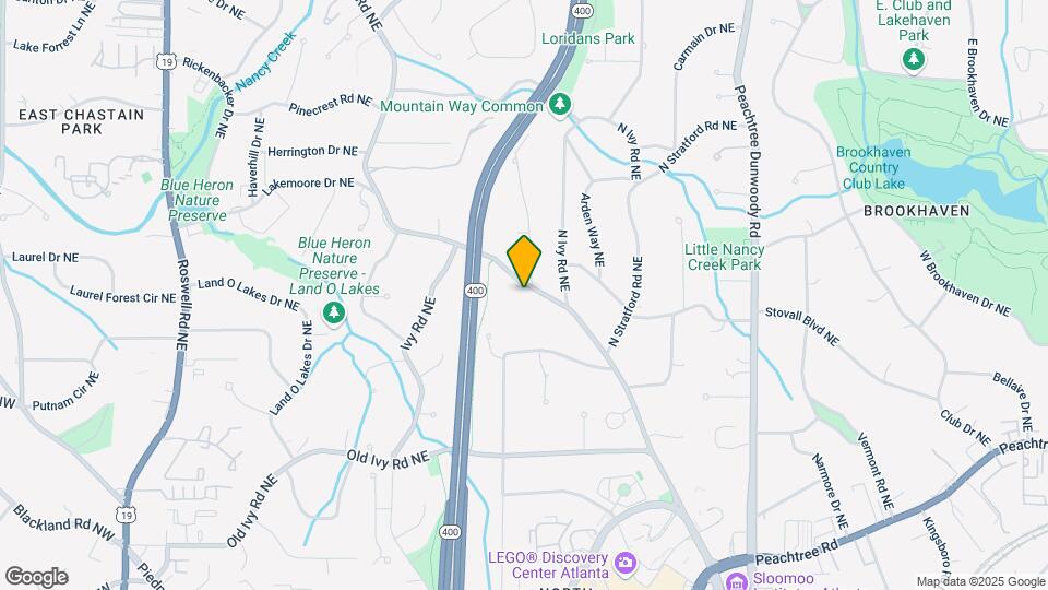 4002 Wieuca Rd NE Map and Location Details
