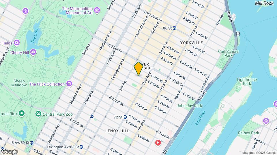 238 E 77th St Map and Location Details