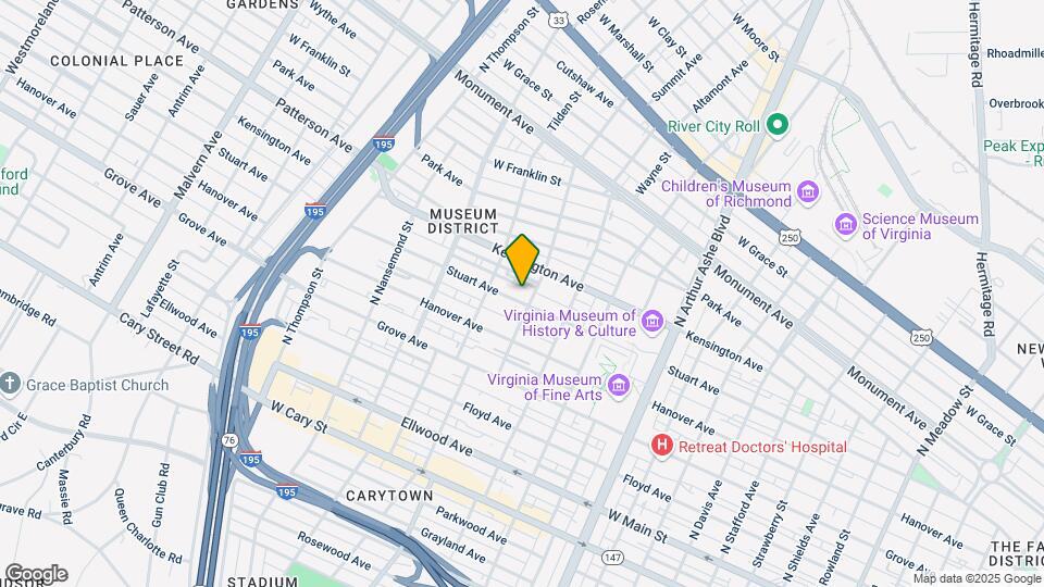 3204 Stuart Ave, Unit B Map and Location Details
