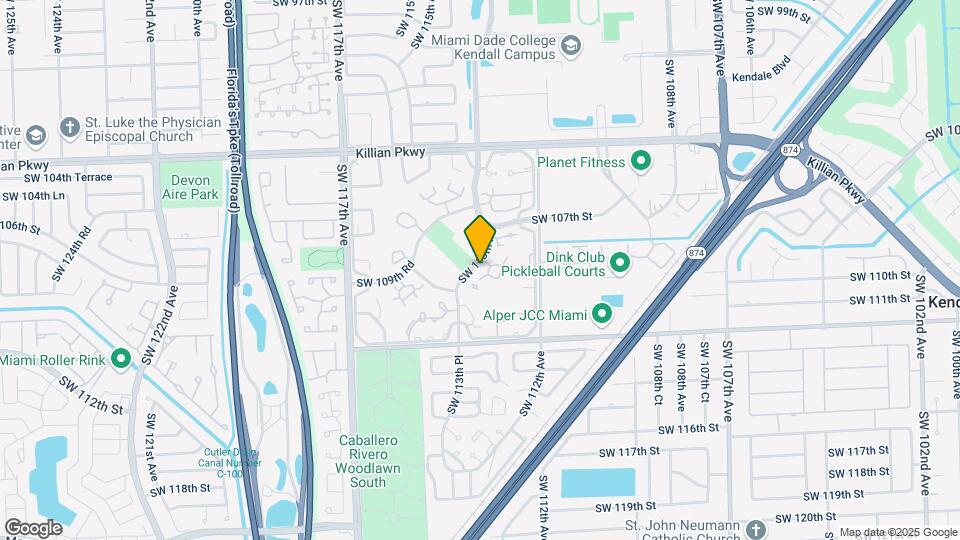 10945 SW 113th Pl Mapa y Detalles de la Ubicación