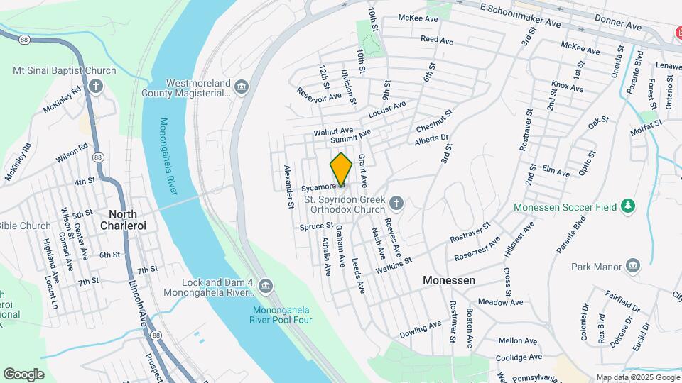 1009 Dunlap St Map and Location Details