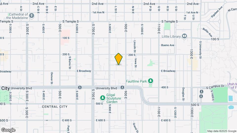 847 E 300 S-Unit -Unit B Map and Location Details