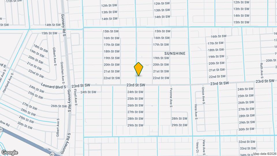 3911 22nd St SW Mapa y Detalles de la Ubicación