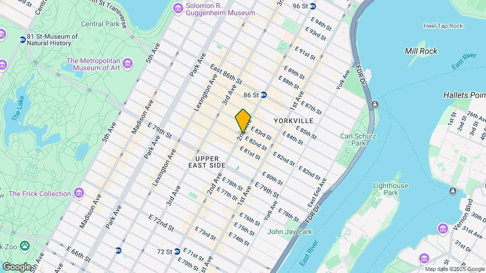 300 E 82nd St Map and Location Details