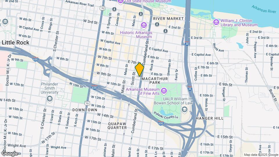 822 Cumberland St Map and Location Details