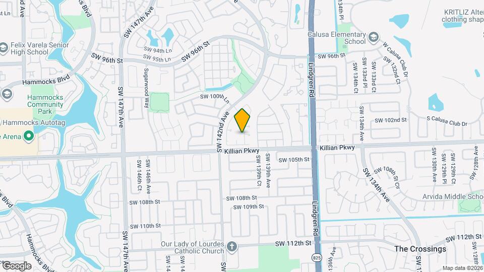 10304 SW 139th Pl Map and Location Details