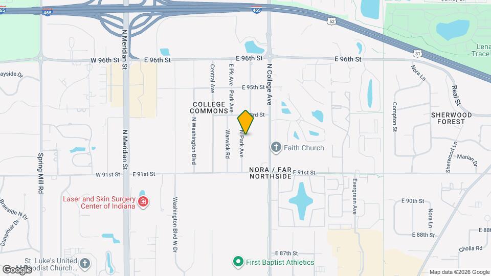 9209 N Park Ave Map and Location Details