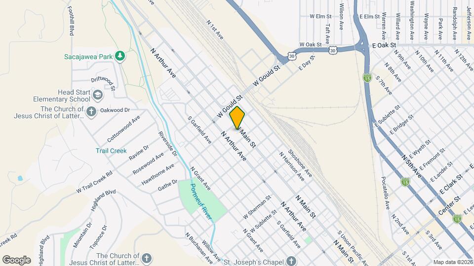 1333 N. Main Street Mapa y Detalles de la Ubicación