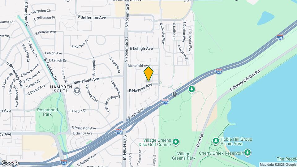 9117 E Nassau Ave Map and Location Details