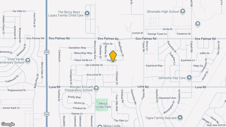 12668 Ojo Caliente St Map and Location Details