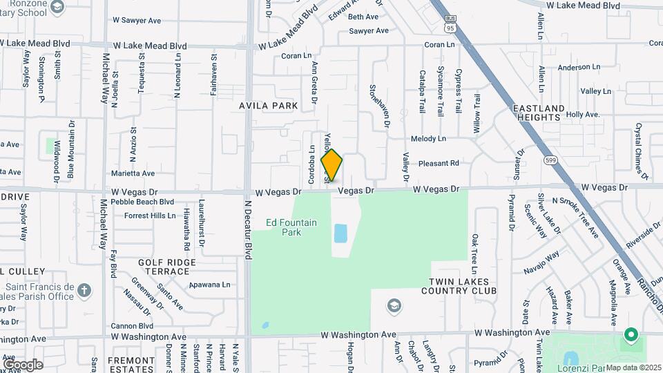 1600 Yellow Rose St Map and Location Details