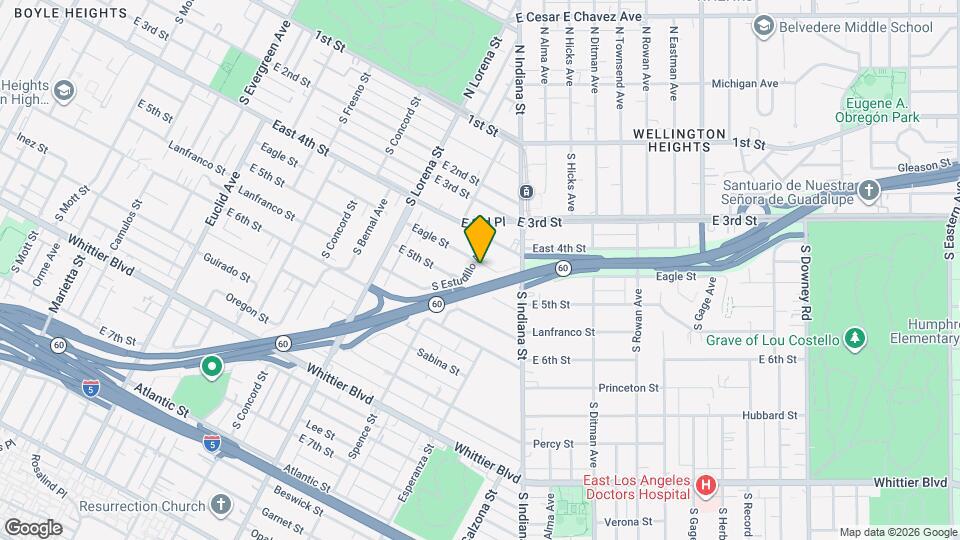 3504 Eagle St Map and Location Details