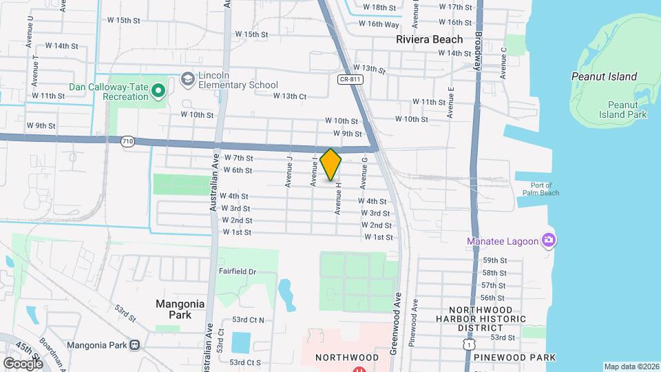 716 W 5th St Mapa y Detalles de la Ubicación