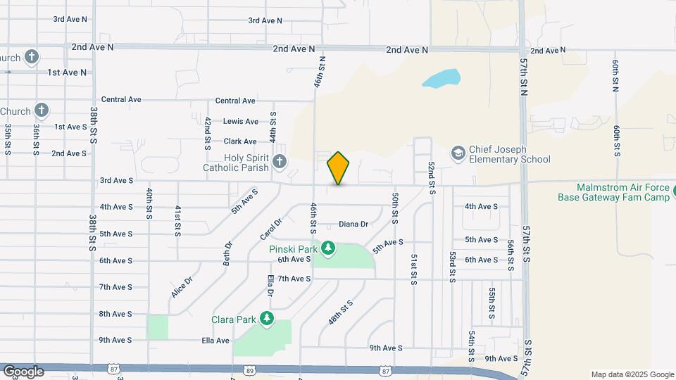 4620 3rd Ave S Map and Location Details
