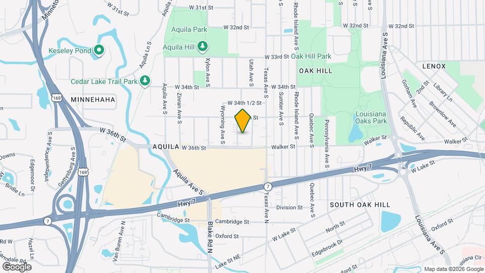 3529 Virginia Ave S Mapa y Detalles de la Ubicación
