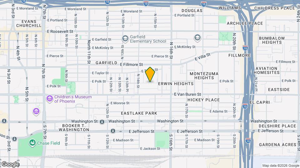 1437 E Polk St Map and Location Details